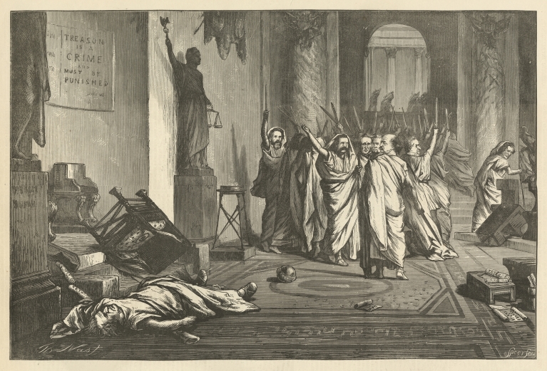 The political death of the bogus Caesar by Thomas Nast