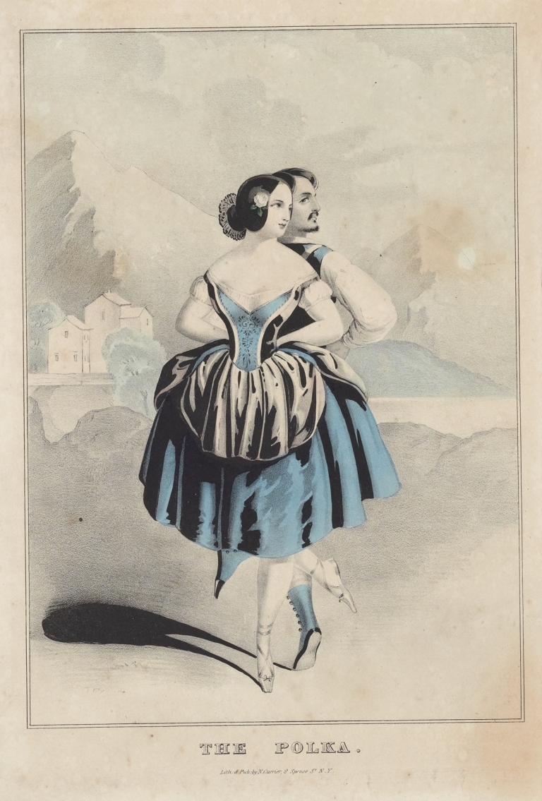 The polka by Currier & Ives.