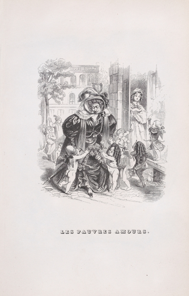 The Poor Putti by J. J. Grandville