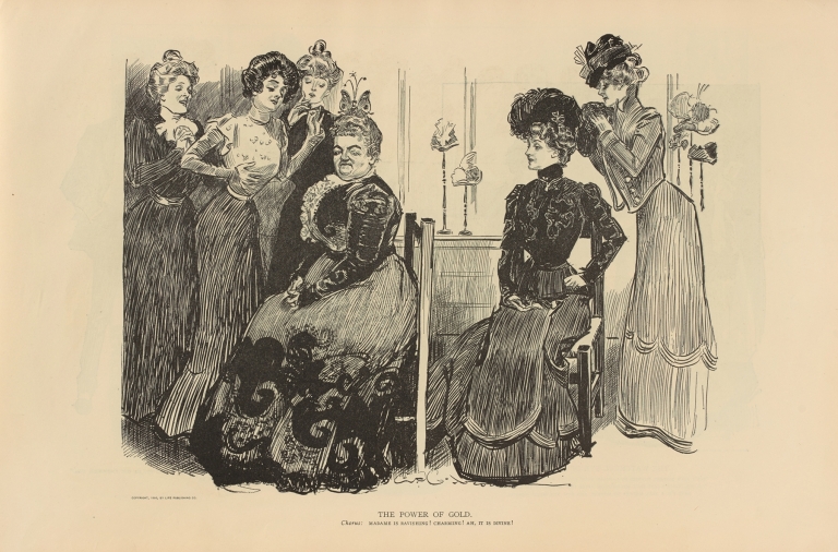 The power of gold by Charles Dana Gibson