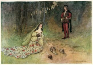 The Prince and Filadoro with the Snails by Warwick Goble
