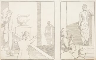 ‘The Professor; Now boys, that shadow tells me we are approaching a masterpiece….!’ by Otho Cushing