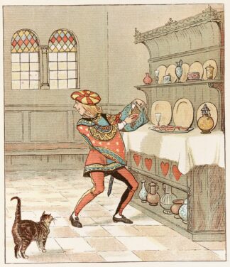 The Queen of Hearts Pl 4 by Randolph Caldecott