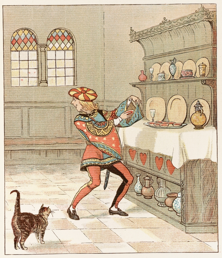 The Queen of Hearts Pl 4 by Randolph Caldecott