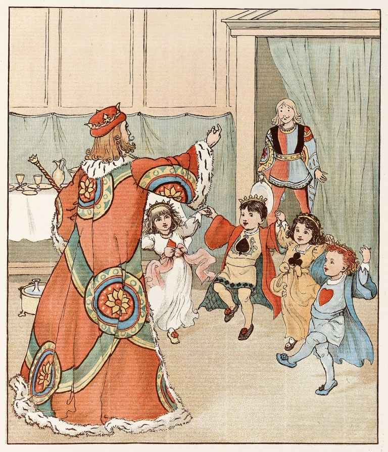 The Queen of Hearts Pl 6 by Randolph Caldecott