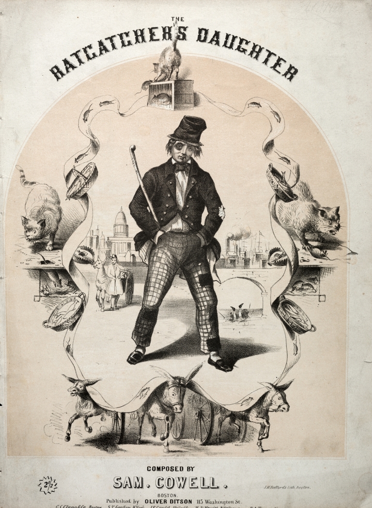 The Ratcatcher’s Daughter – Sheet Music Cover by Winslow Homer
