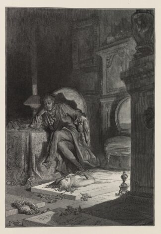The Raven Pl.17 by Gustave Doré