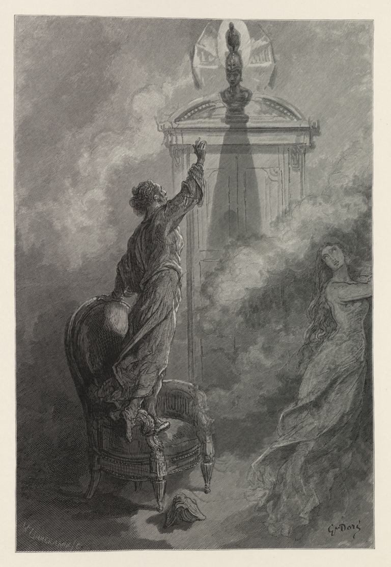 The Raven Pl.21 by Gustave Doré