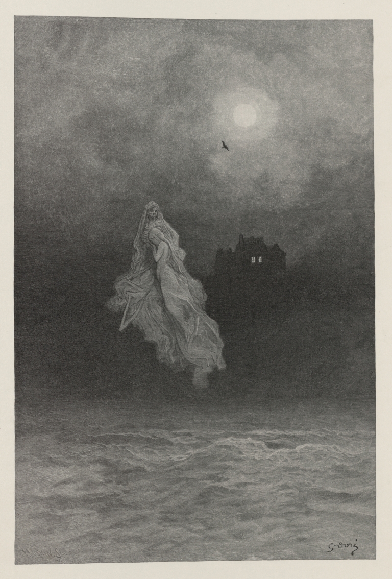 The Raven Pl.24 by Gustave Doré