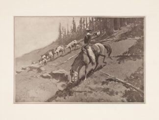 The roundup by Frederic Remington