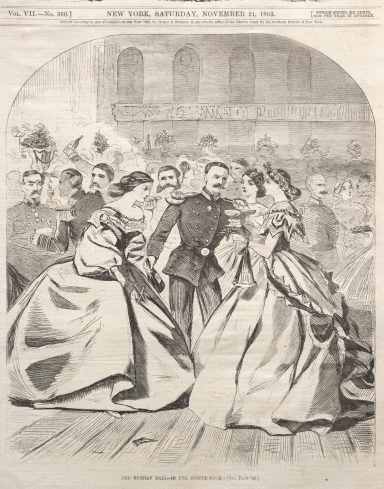The Russian Ball – In the Supper Room by Winslow Homer