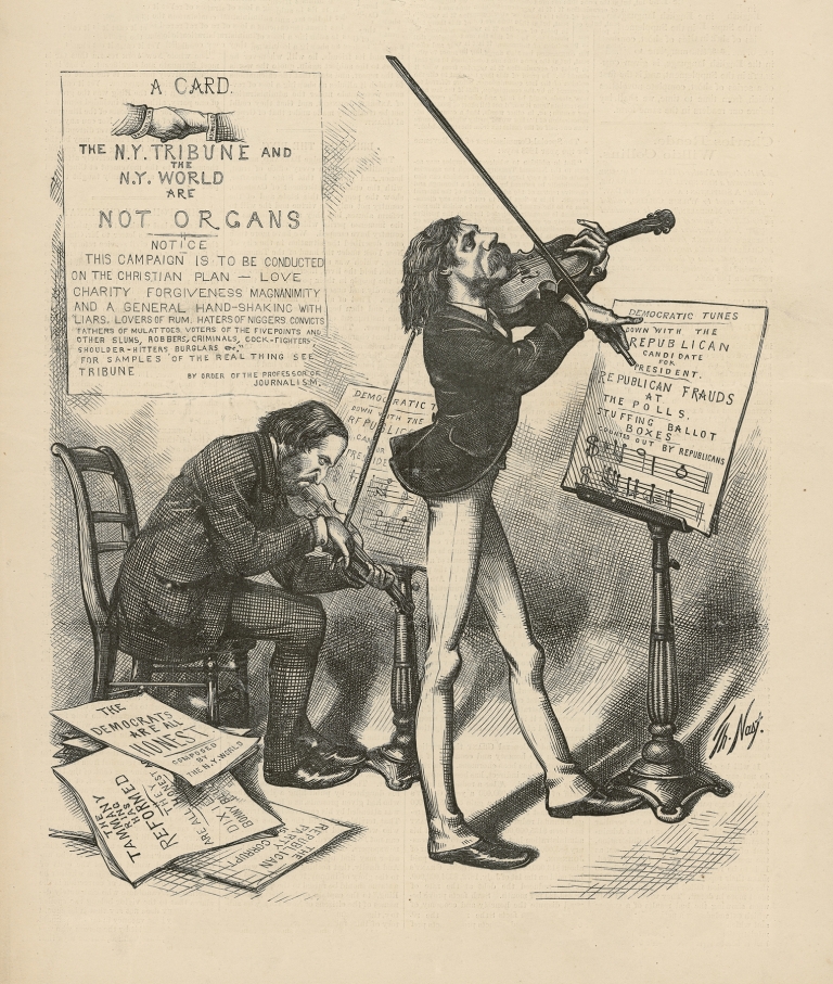The same tunes by another fiddle will sound as sweet by Thomas Nast