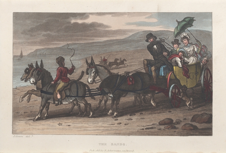 The Sands by Thomas Rowlandson