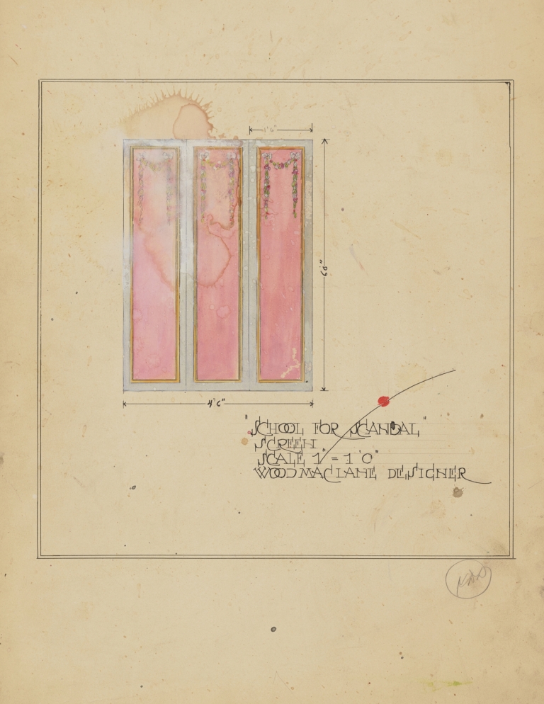 The School for Scandal: Screen by Wood MacLane