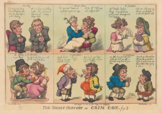 The secret history of Crim Con. Fig 1. by Thomas Rowlandson