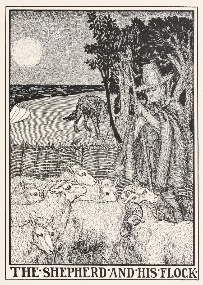 The Shepherd and his Flock by Percy J. Billinghurst