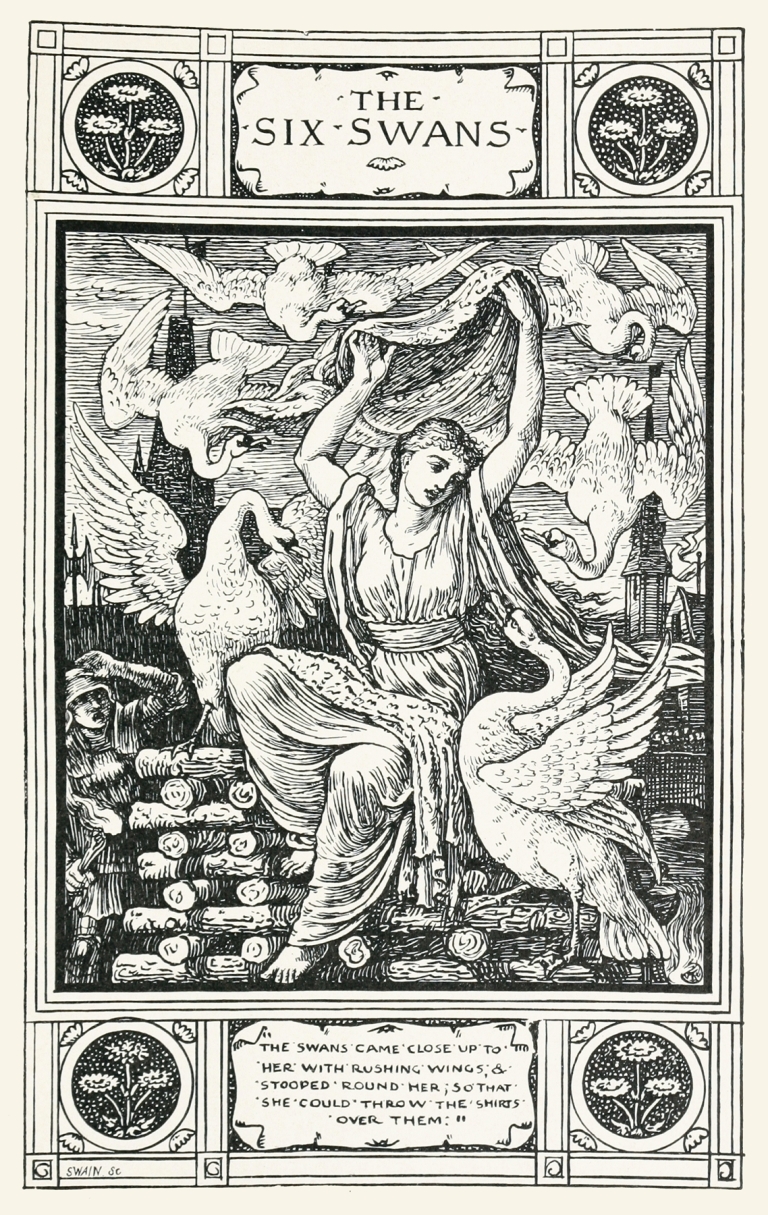 The Six Swans by Walter Crane
