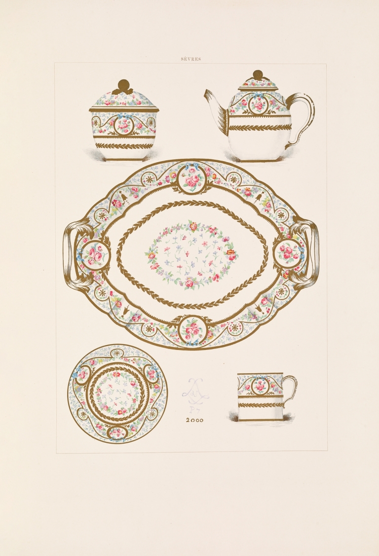 The soft porcelain of Sèvres Pl.13 by Edouard Garnier