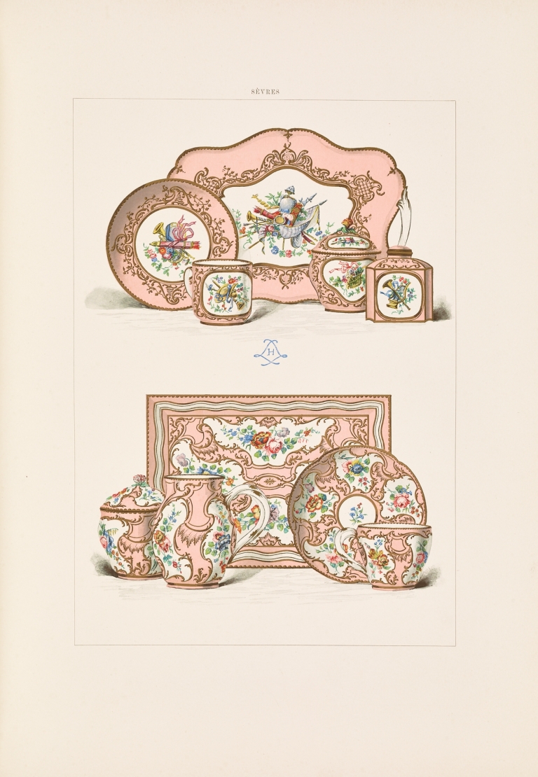 The soft porcelain of Sèvres Pl.18 by Edouard Garnier
