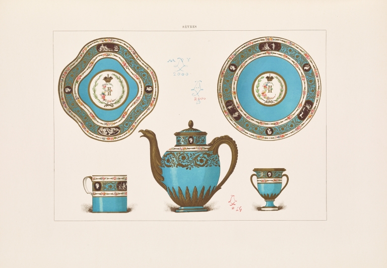 The soft porcelain of Sèvres Pl.38 by Edouard Garnier