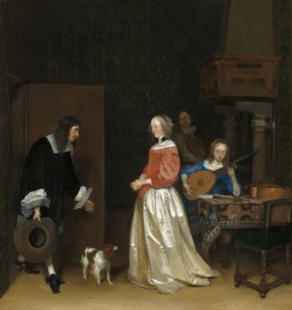 The Suitor’s Visit by Gerard ter Borch