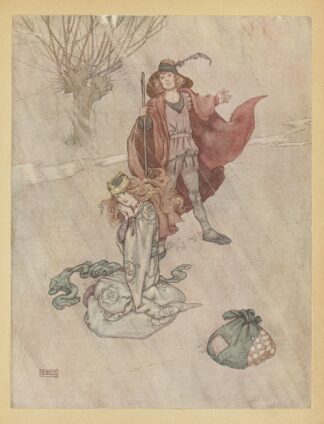 The Swineherd scolded and the rain poured down by William Heath Robinson