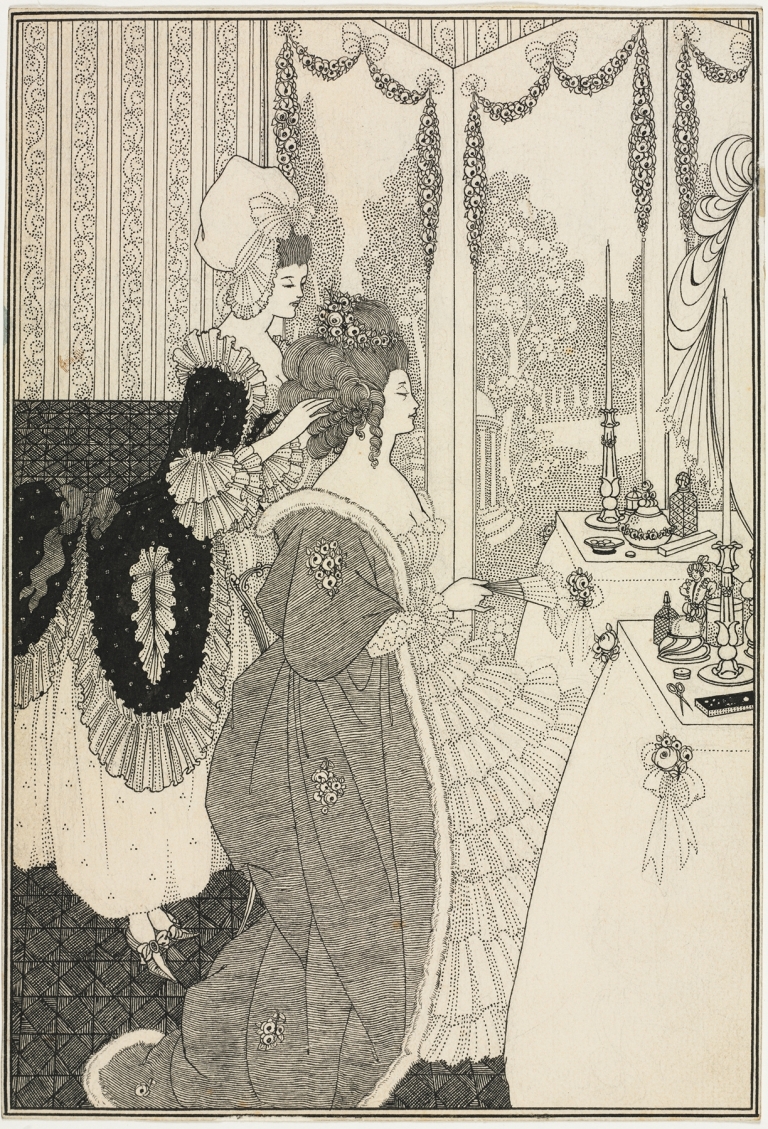 The Toilet, from The Rape of the Lock by Alexander Pope by Aubrey Vincent Beardsley