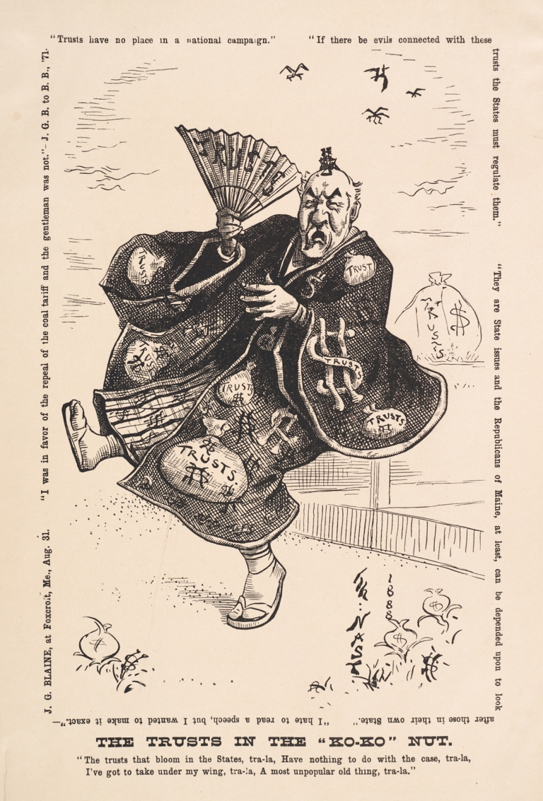 The trusts in the ‘Ko-Ko’ nut by Thomas Nast