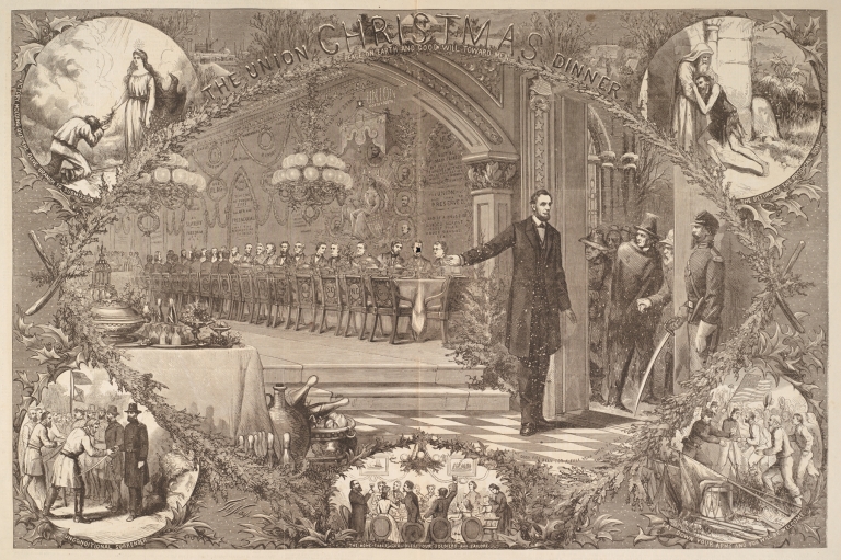 The Union Christmas dinner by Thomas Nast