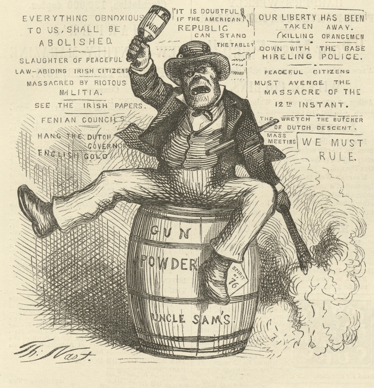 The usual Irish way of doing things by Thomas Nast