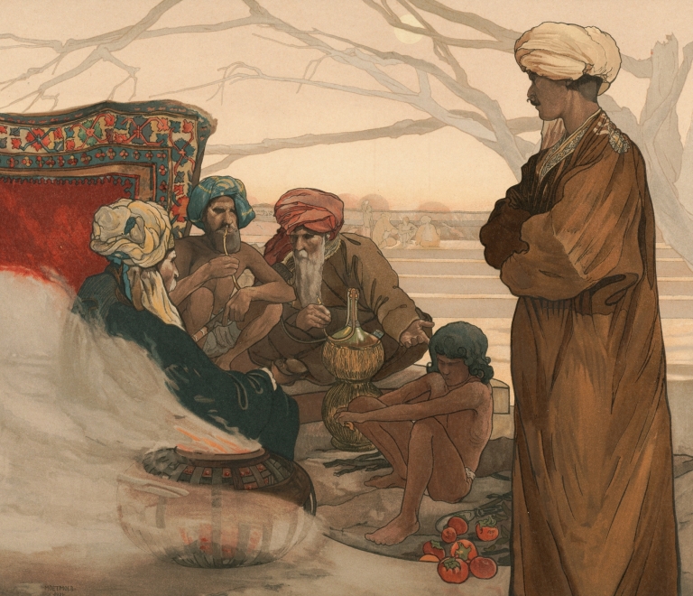 The Village Club by Charles Maurice Detmold