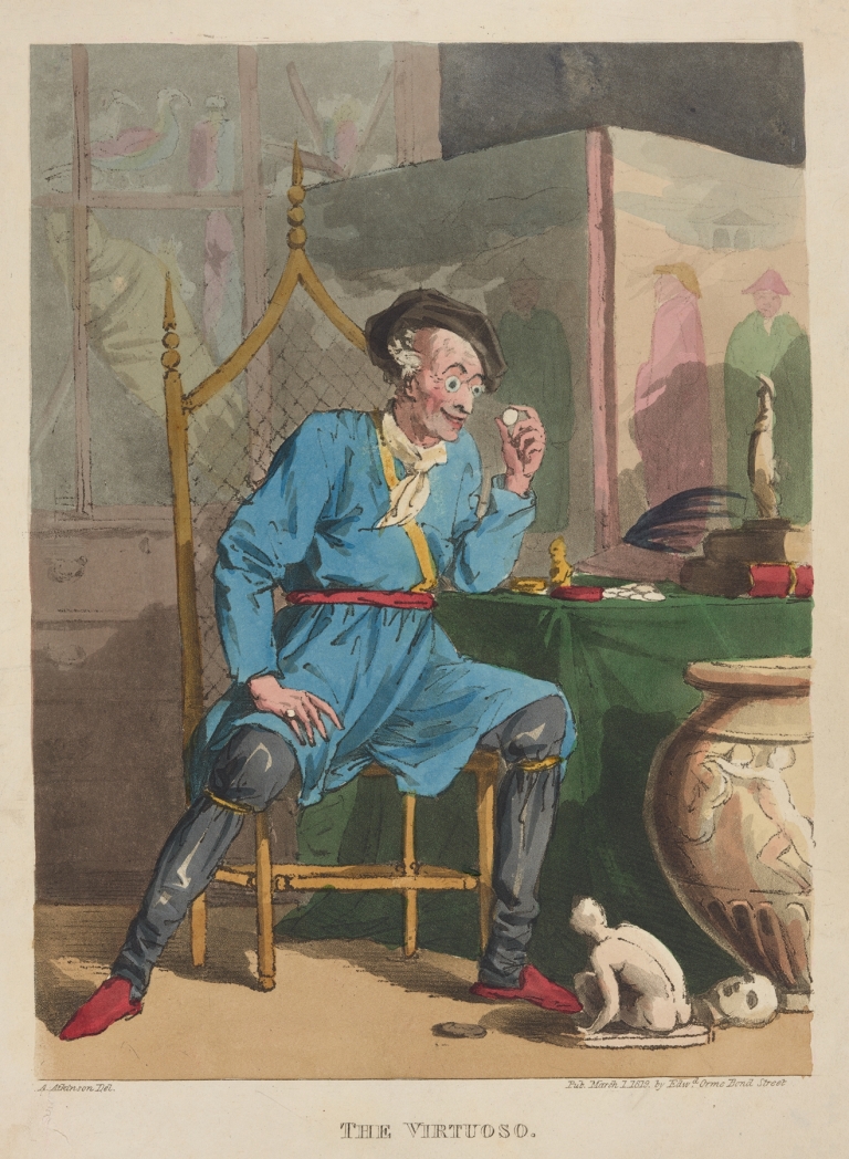 The virtuoso by John Augustus Atkinson