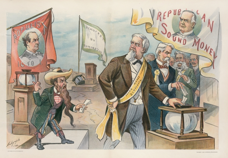 The vote of the gold democrats; — their country’s welfare before their party’s welfare by Louis Dalrymple