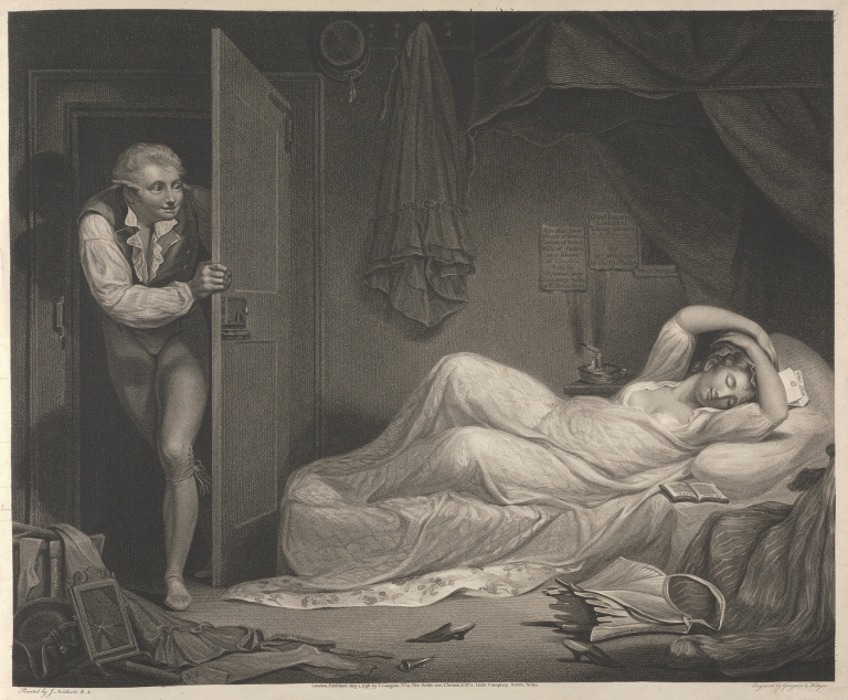 The Wanton in her Bed Chamber by James Northcote