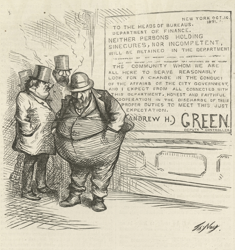 The wearing of the green by Thomas Nast