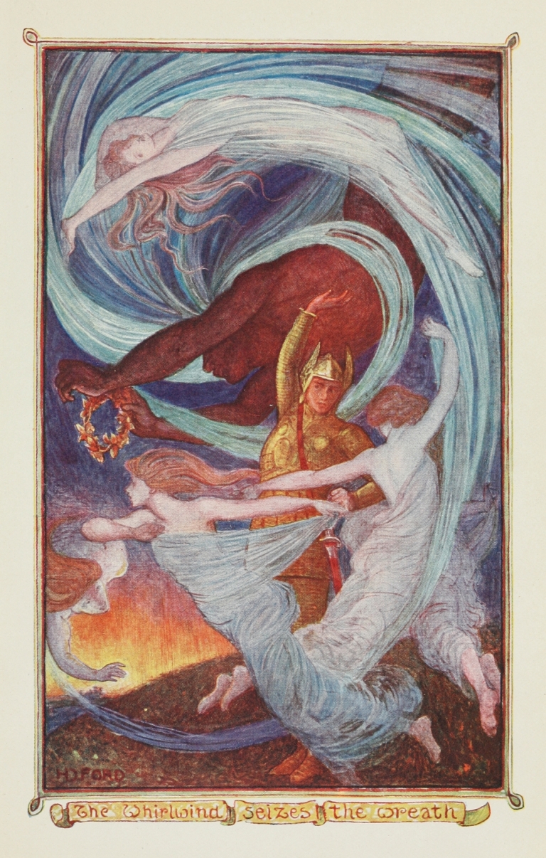 The Whirlwind seizes the Wreath by Henry Justice Ford