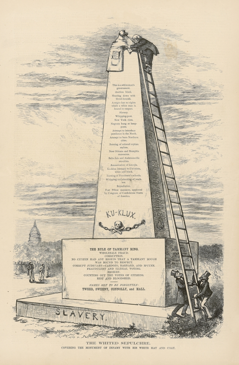 The whited sepulchre by Thomas Nast