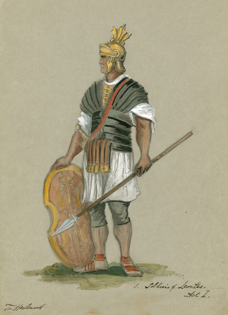 The Winter’s Tale; Soldiers of Leontes Act I by Tom Heslewood