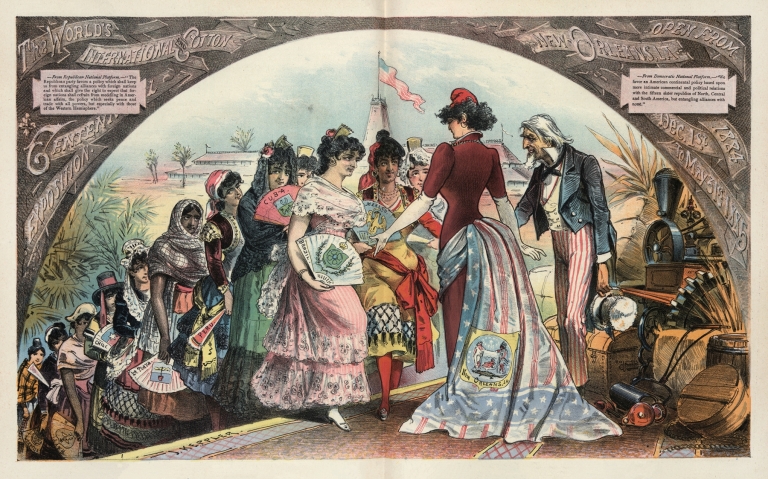 The World’s International and Cotton Centennial Exposition, New Orleans by Joseph Ferdinand Keppler