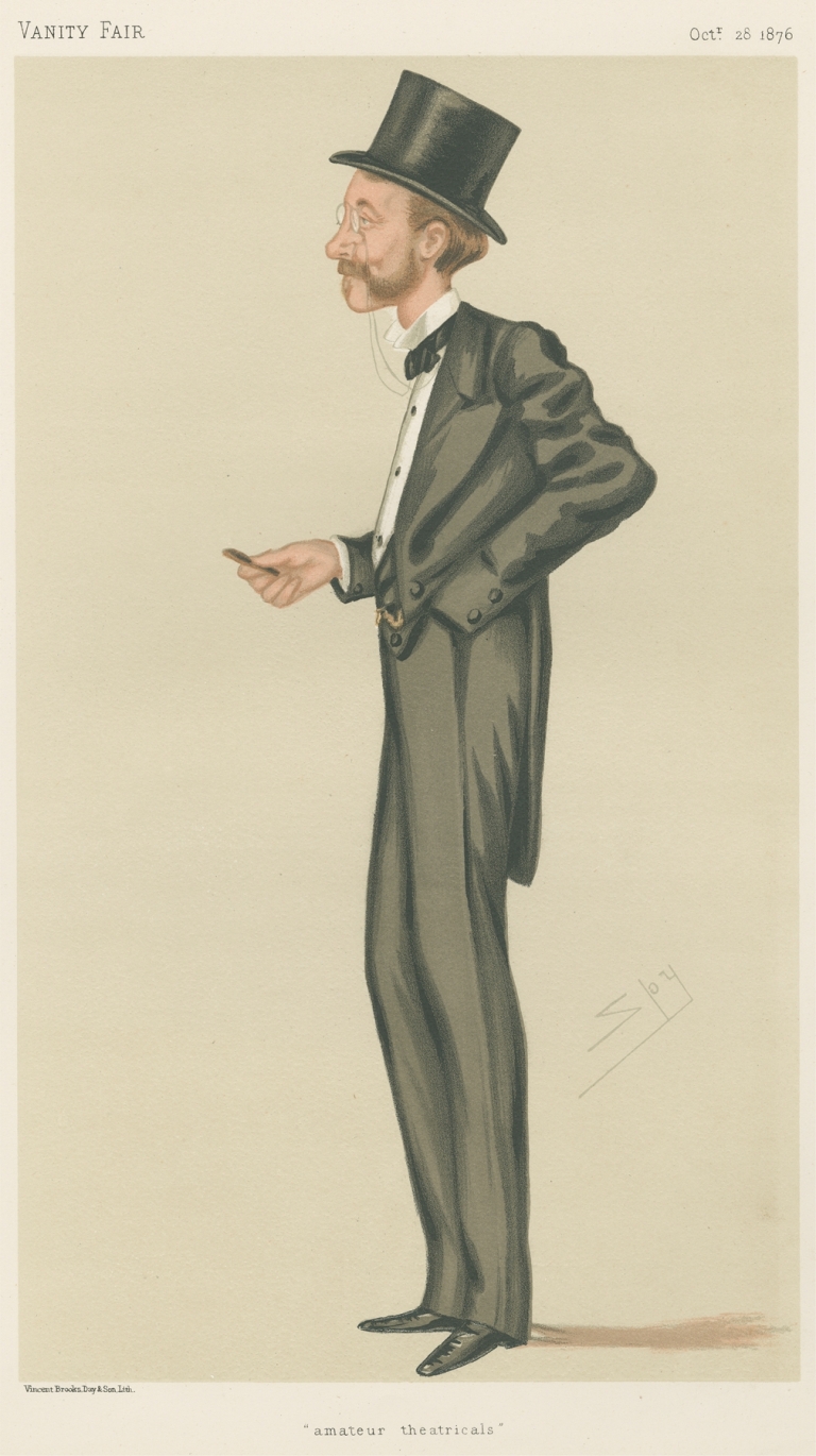 Theatre; ‘Amateur Theatricals’, Viscount Newry and Morne, October 28, 1876 by Leslie Matthew Ward