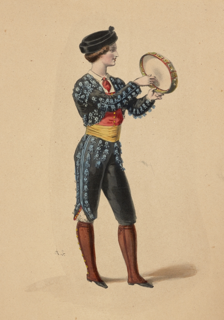 Théâtre de la Porte St. Martin. Mr. Honoré dans le ballet de la Moresque by Alexandre Lacauchie