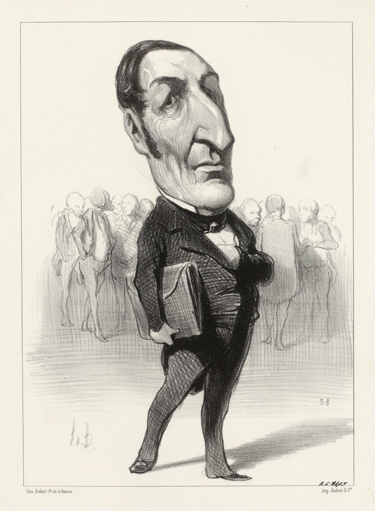 Théobald Lacrosse by Honoré Daumier