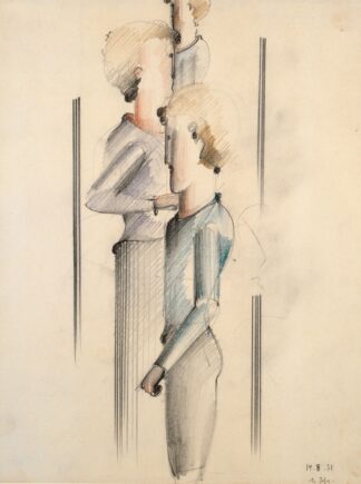 Three Figures by Oskar Schlemmer