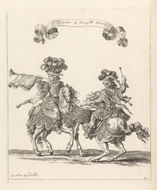 Timbalier et Trompette Persans by François Chauveau