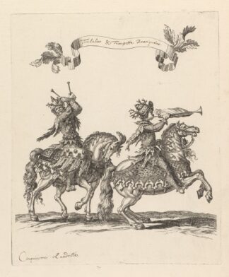 Timballier et trompette Amériquains by François Chauveau