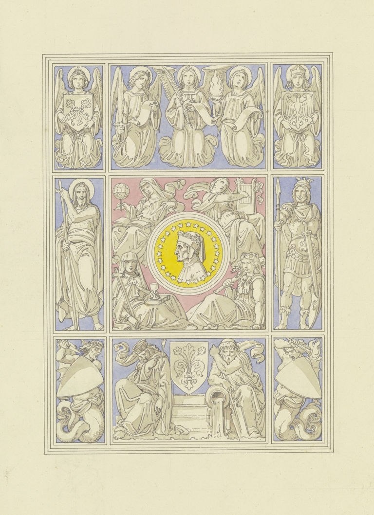 Titelblatt zur Göttlichen Komödie by Ferdinand Fellner