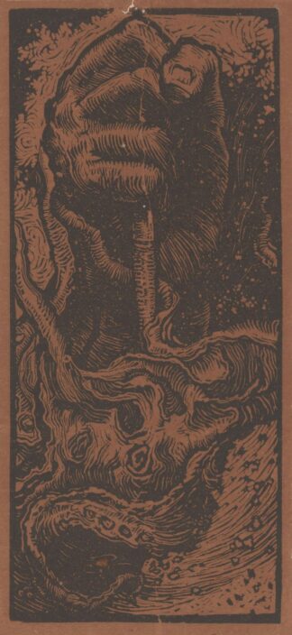 Titelvignet met gebalde vuist voor De Paradox by Johannes Josephus Aarts