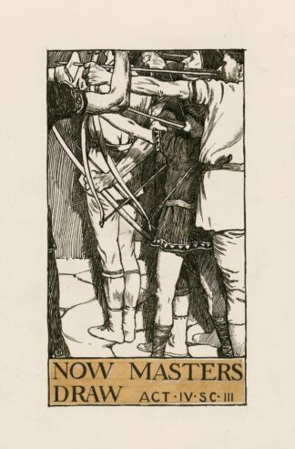 Titus Andronicus; Now masters draw Act IV Scene III by Byam Shaw