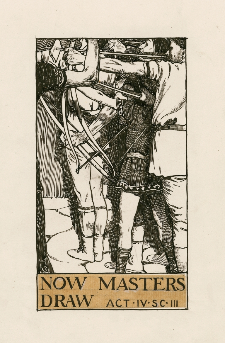 Titus Andronicus; Now masters draw Act IV Scene III by Byam Shaw