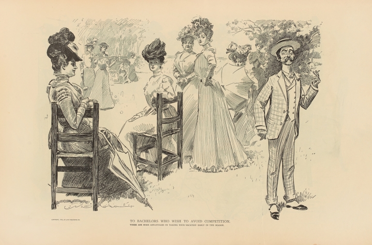 To bachelors who wish to avoid competition by Charles Dana Gibson